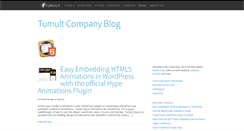 Desktop Screenshot of blog.tumult.com