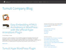 Tablet Screenshot of blog.tumult.com